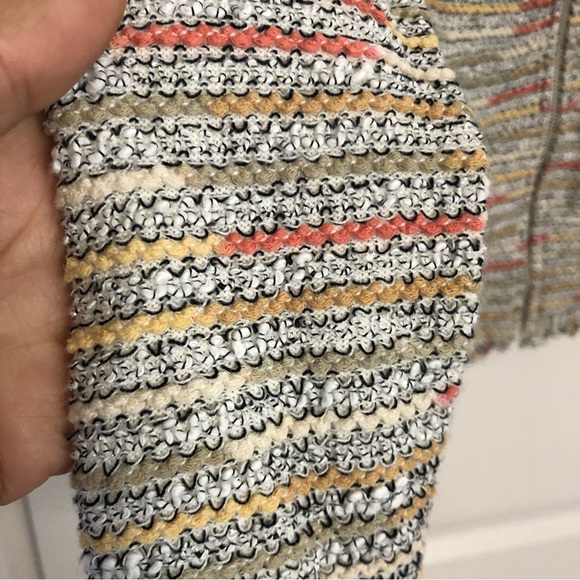 Nic+Zoe Jacket Dandelion Tweed Fringe Zip up Jacket Sz small - Picture 15 of 15